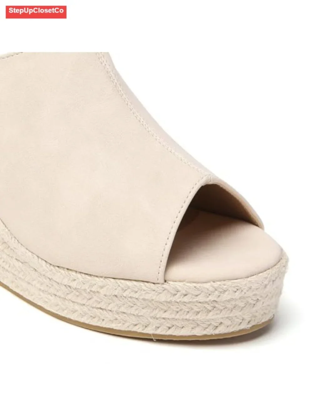 Espadrilles Wedges for Women Open Toe Ankle Strap Platform Dressy Casual